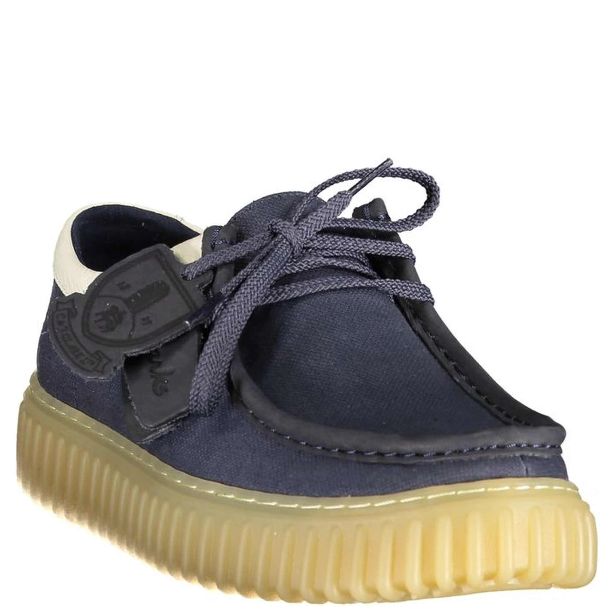 Blue Fabric Men's Shoe