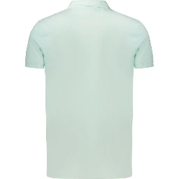 Green Cotton Men's Polo Shirt