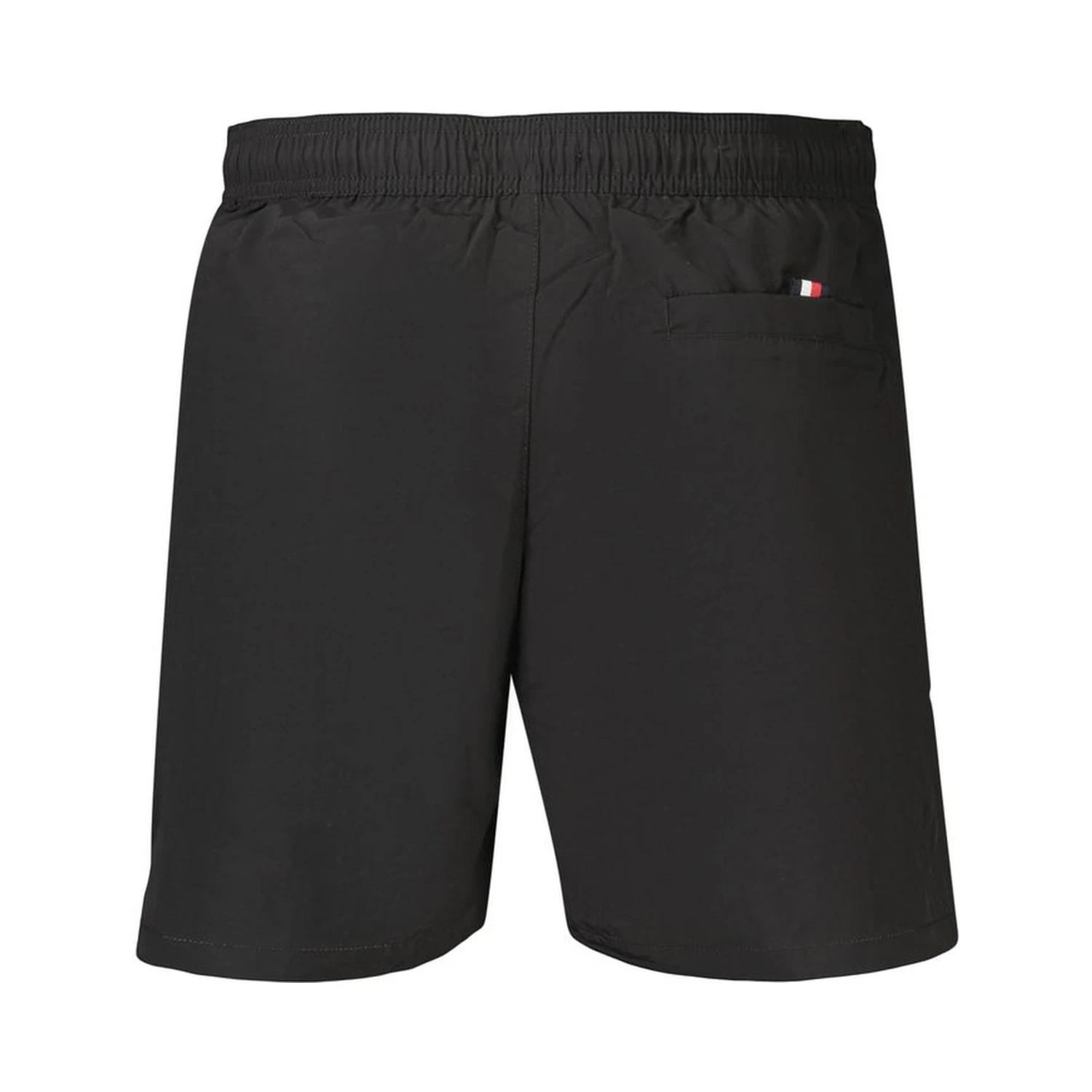 Black Polyester Men's Swimwear