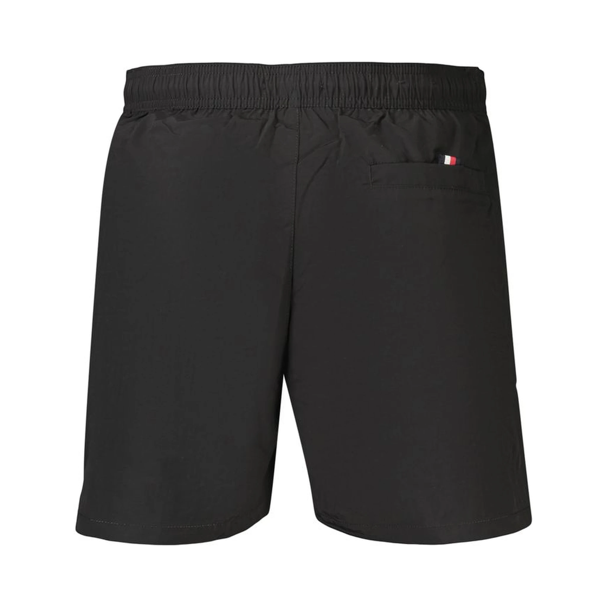 Black Polyester Men's Swimwear