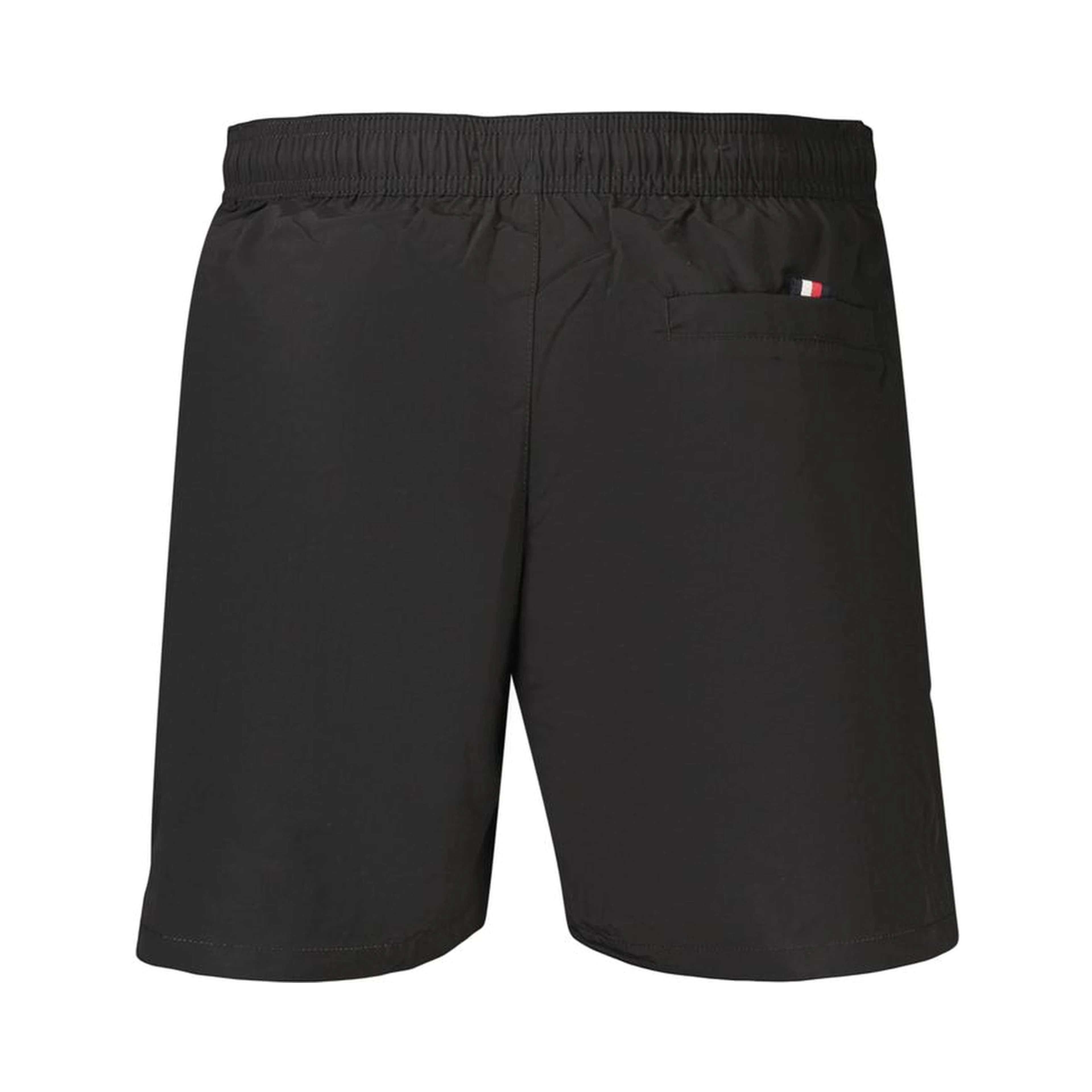 Black Polyester Men's Swimwear