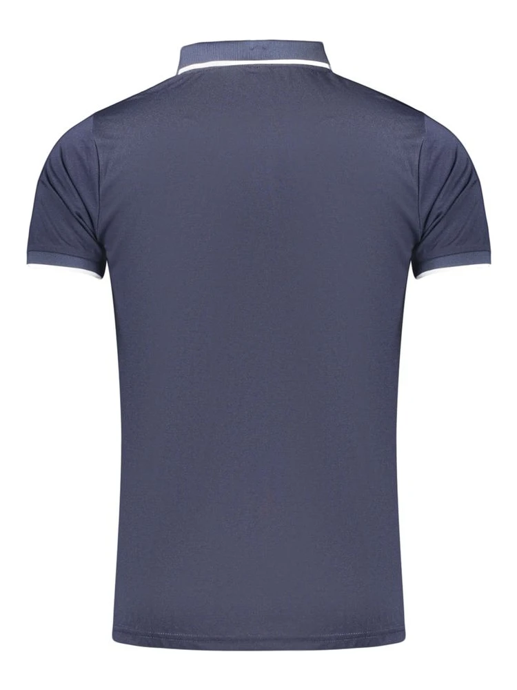 Blue Polyester Men's Polo Shirt alternative