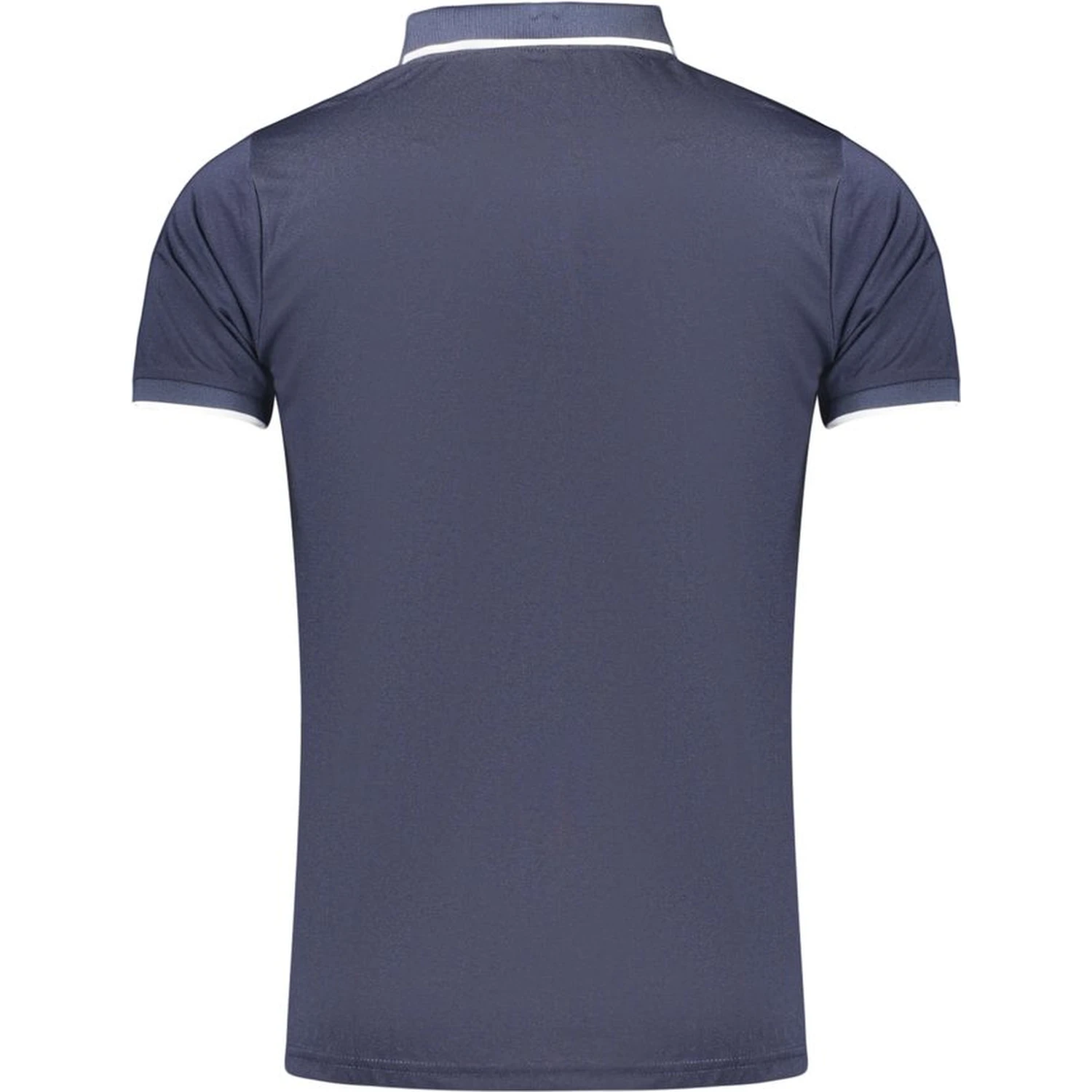 Blue Polyester Men's Polo Shirt