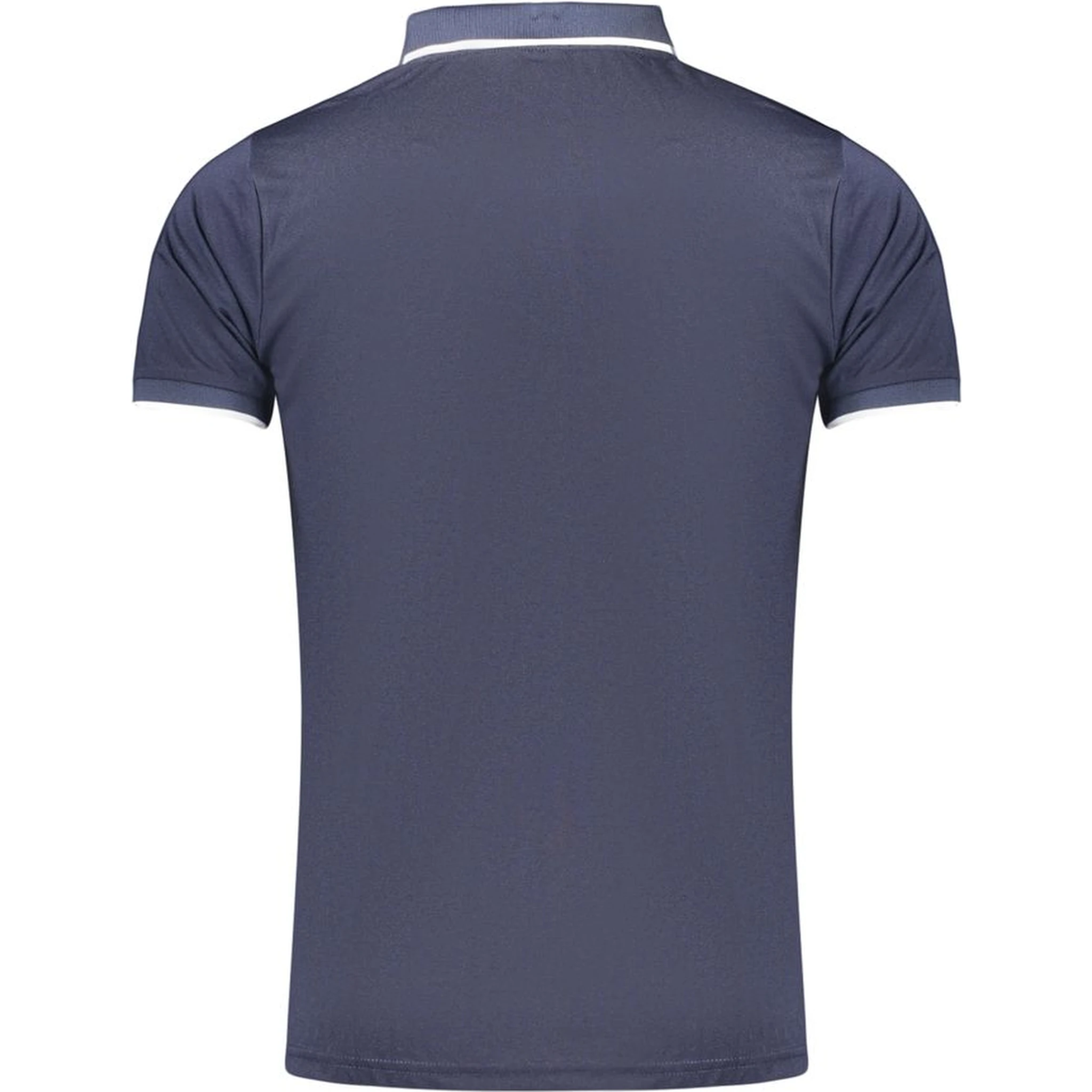 Blue Polyester Men's Polo Shirt