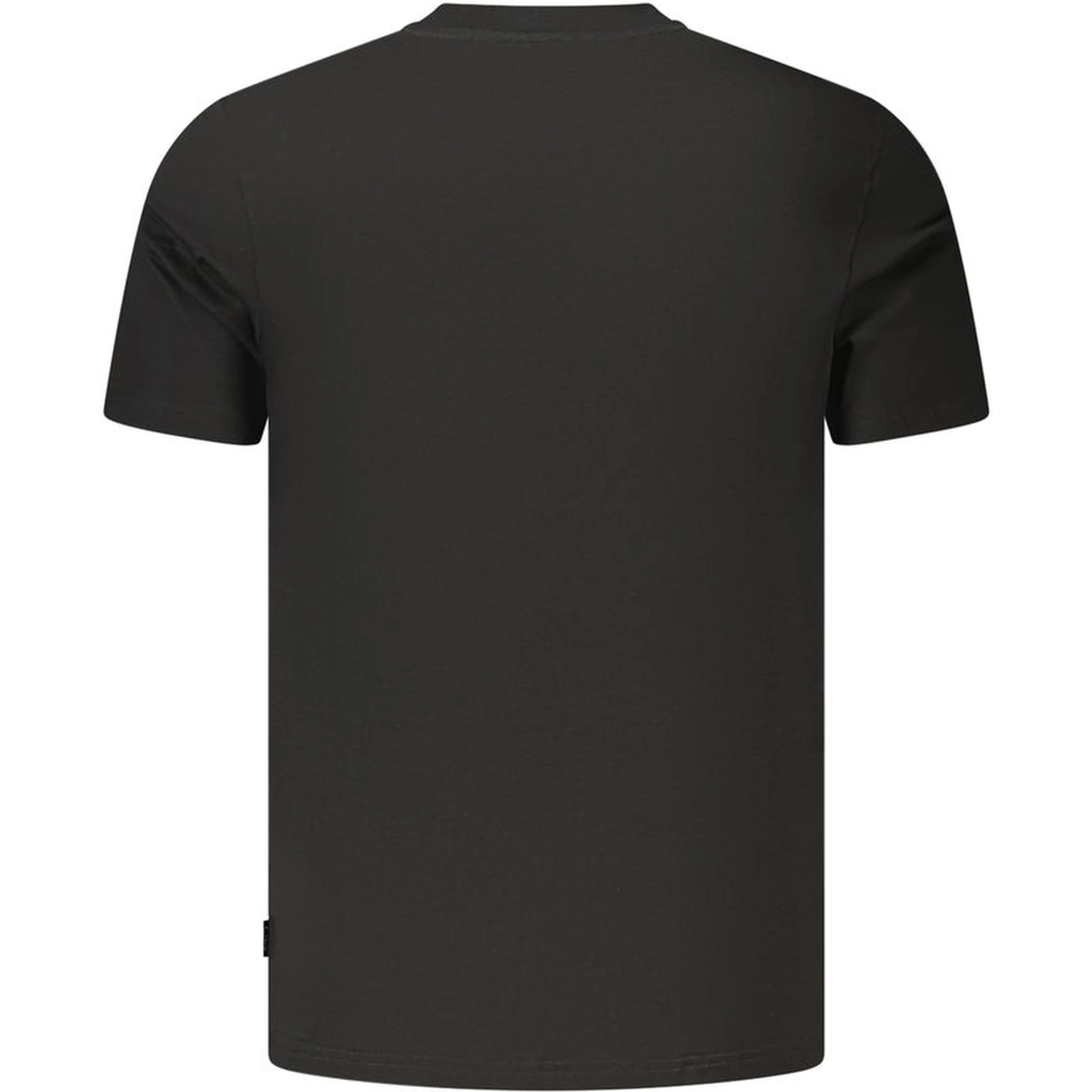 Black Cotton Men's T-Shirt