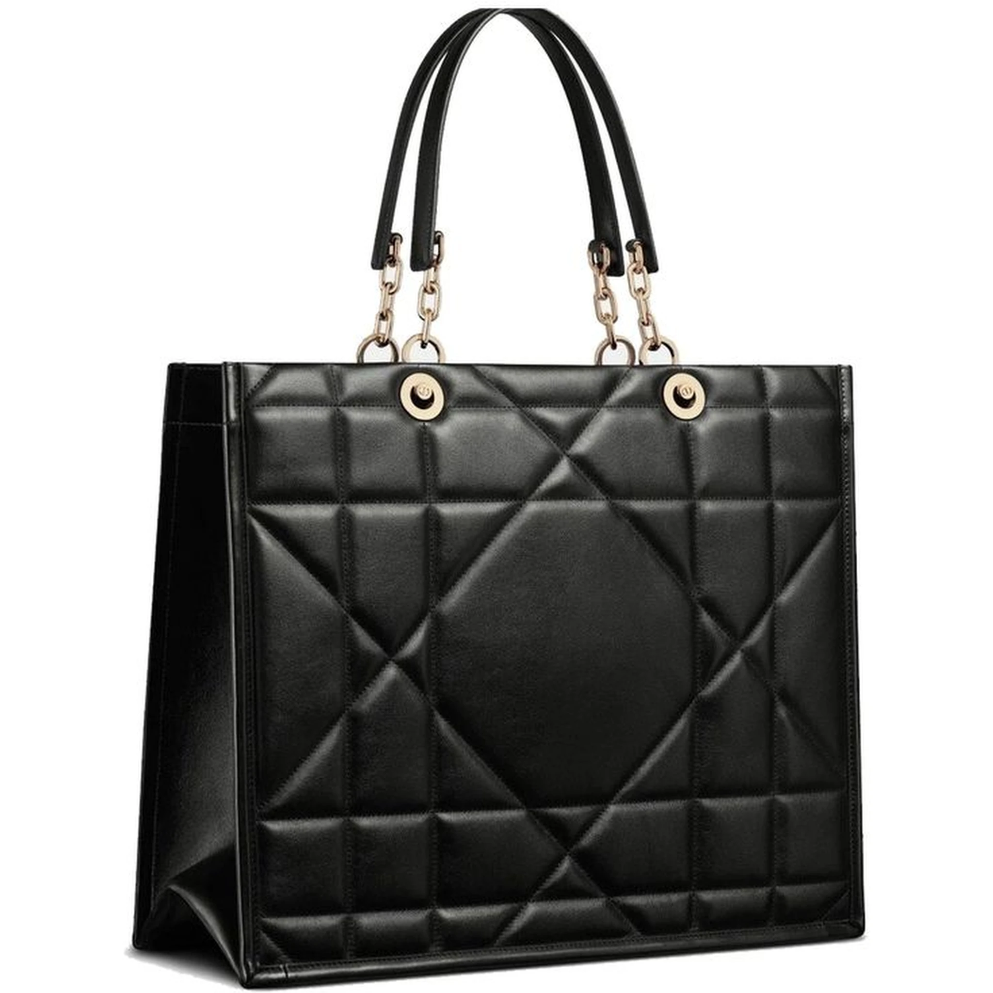 Black Leather Tote Bag