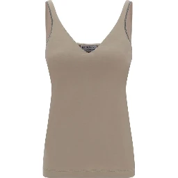Beige Cotton T-Shirt
