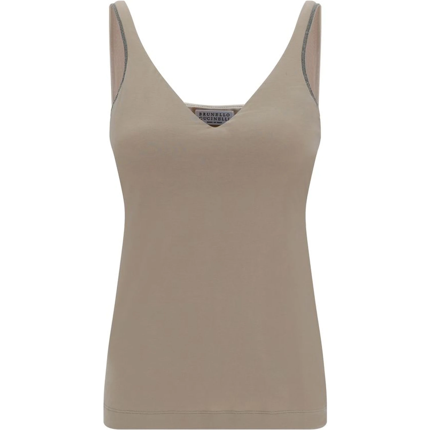 Beige Cotton T-Shirt