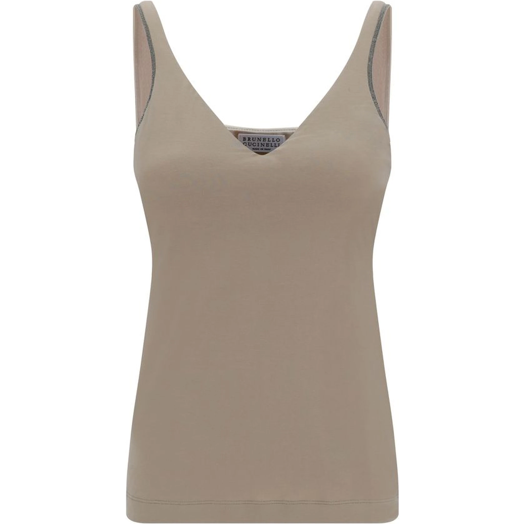Beige Cotton T-Shirt