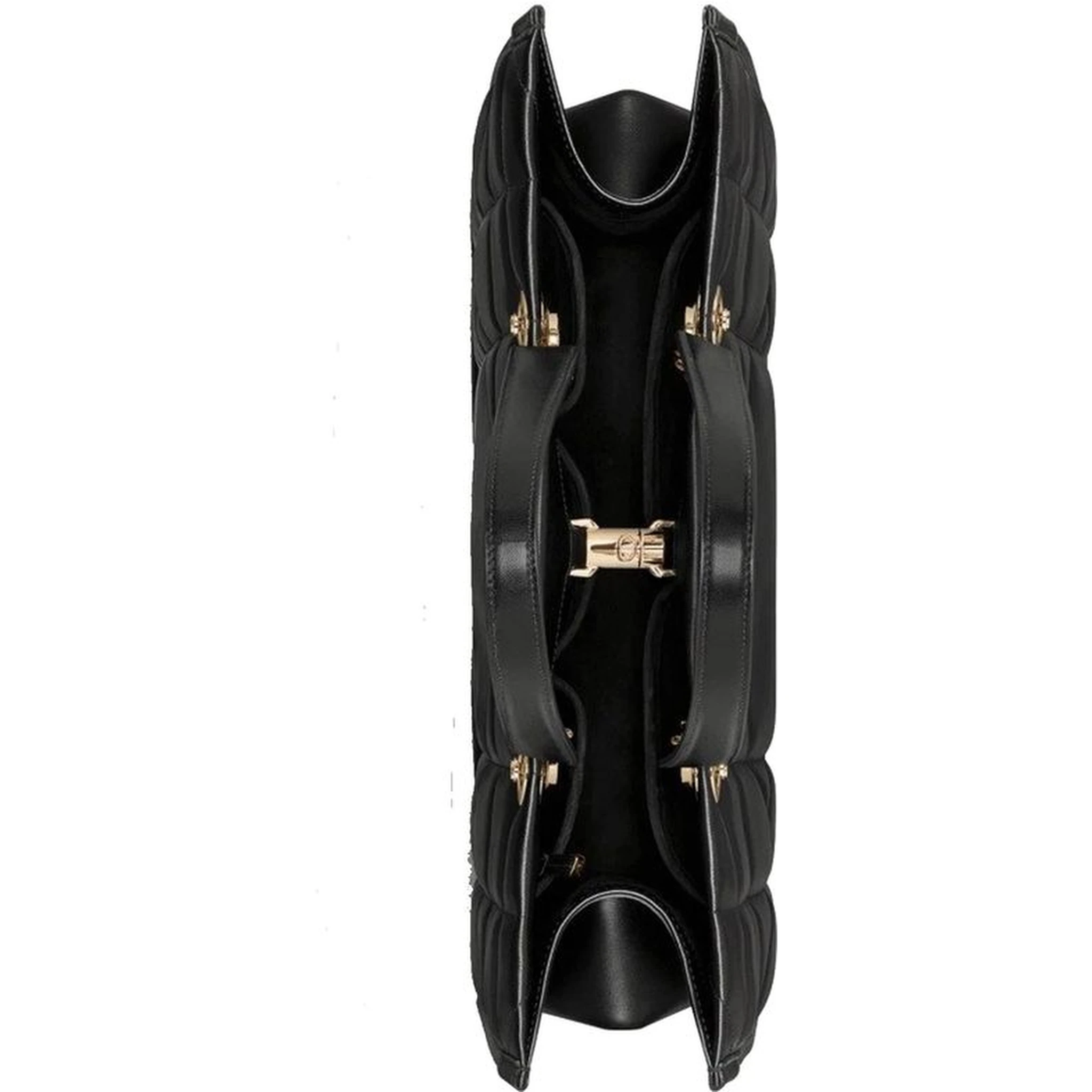 Black Leather Tote Bag