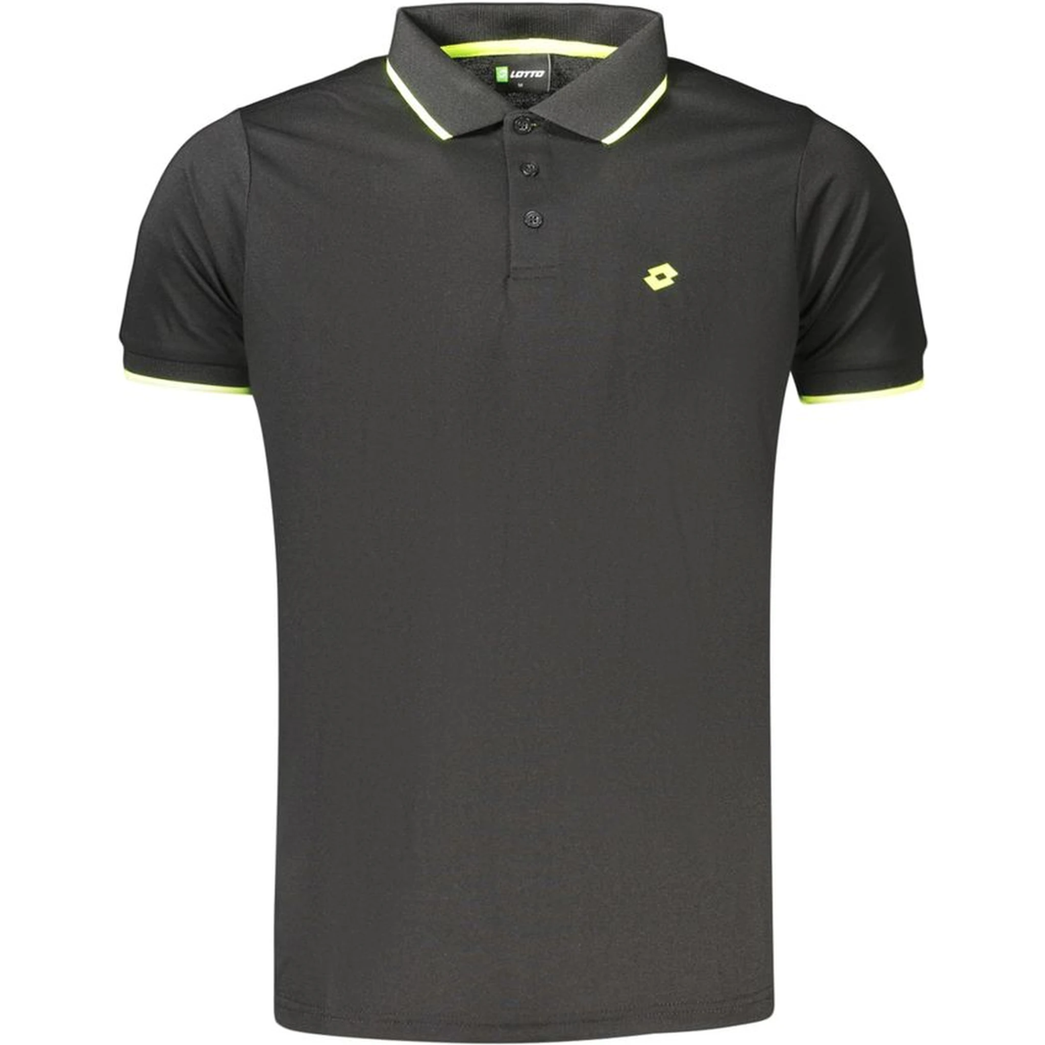 Black Polyester Men's Polo Shirt