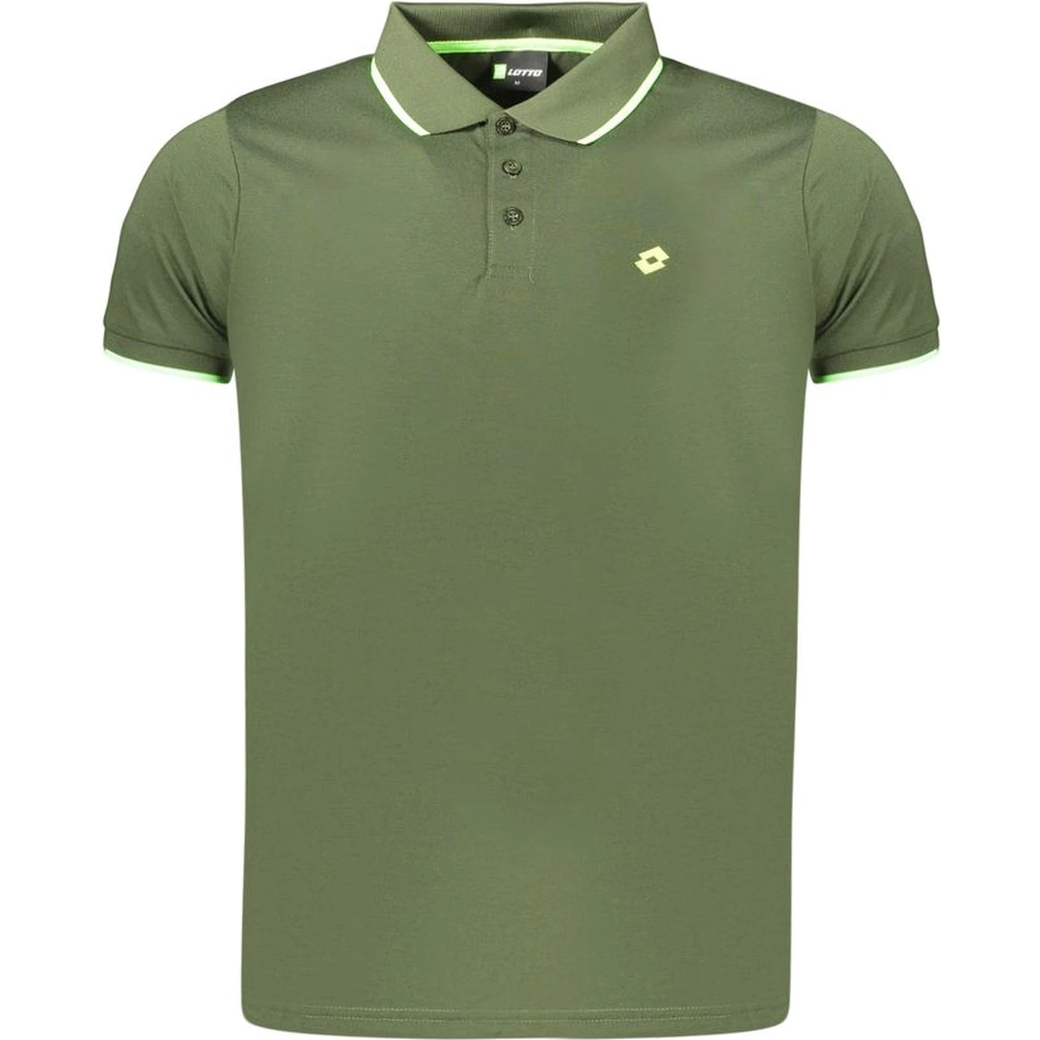 Green Polyester Men's Polo Shirt