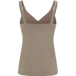Beige Cotton T-Shirt