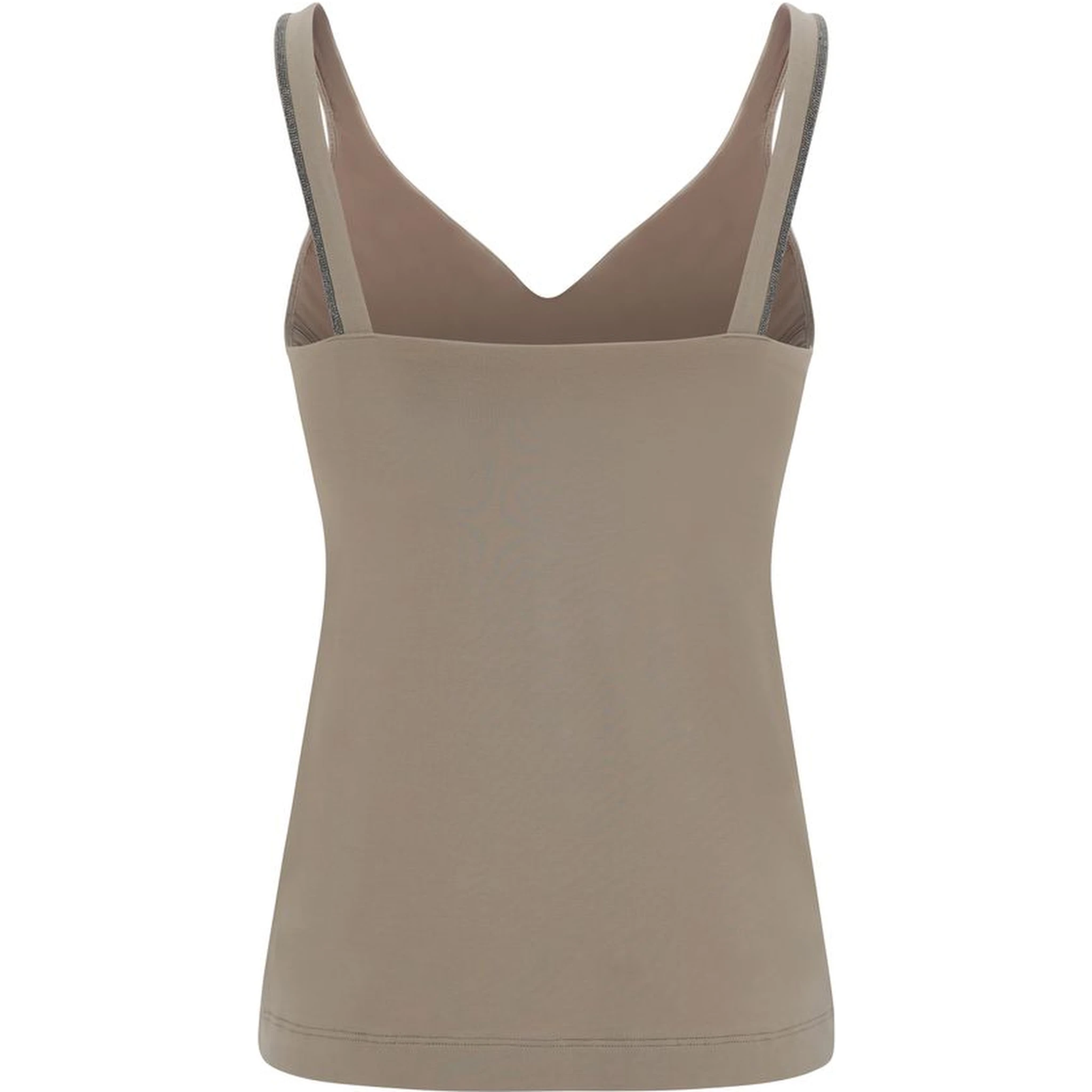 Beige Cotton T-Shirt