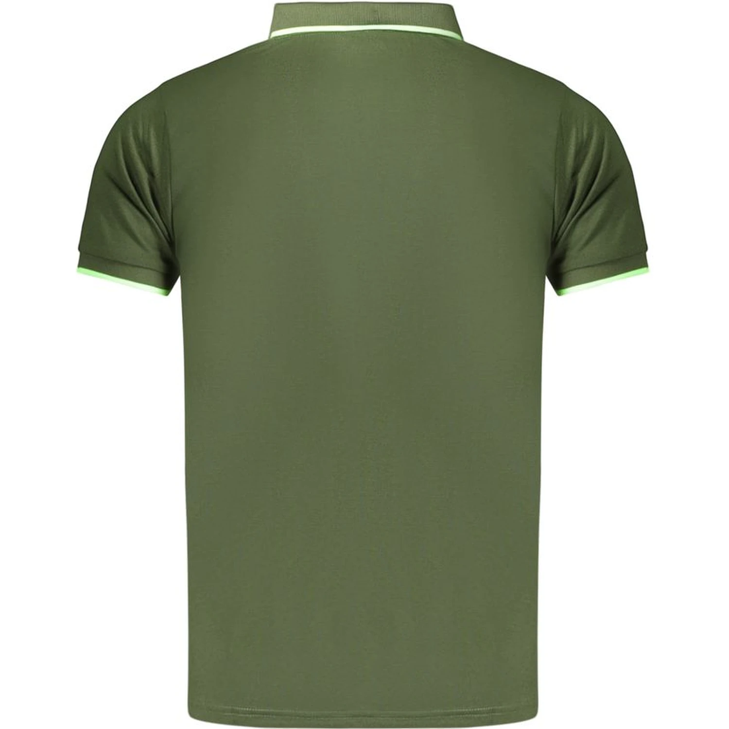 Green Polyester Men's Polo Shirt