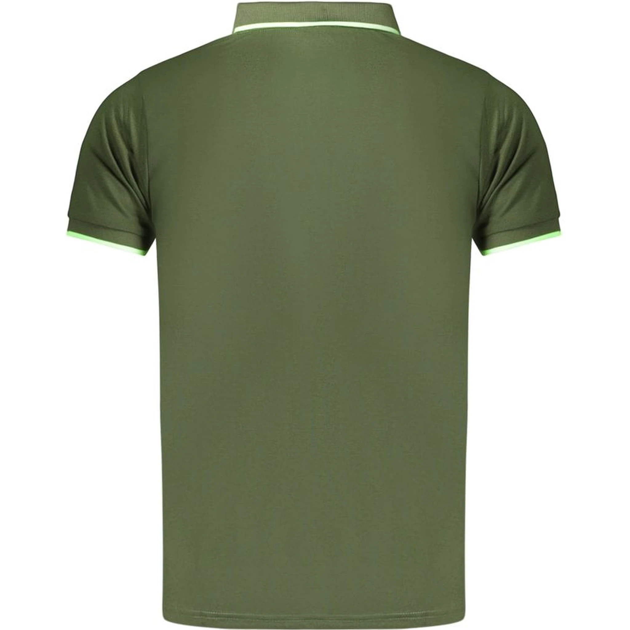 Green Polyester Men's Polo Shirt