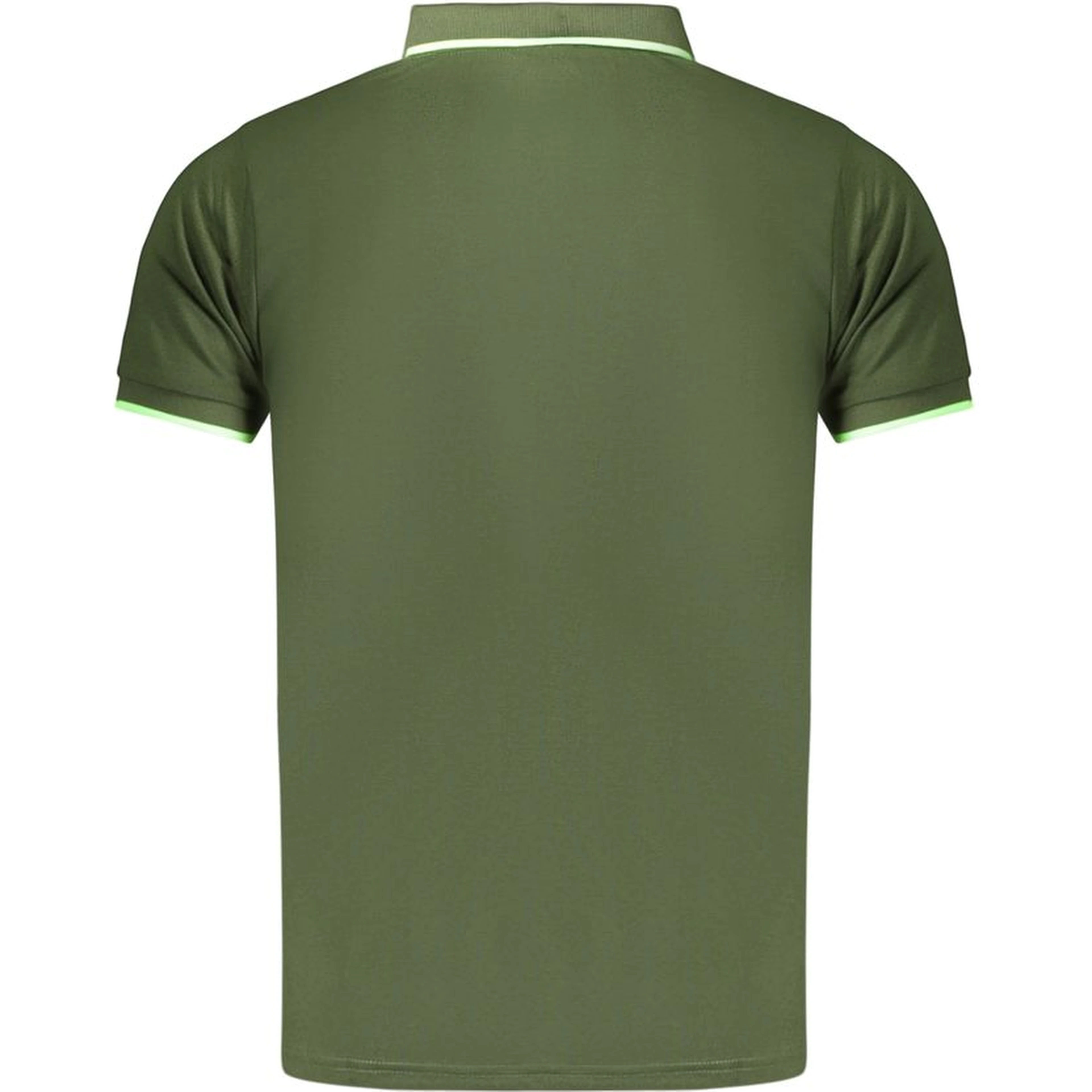 Green Polyester Men's Polo Shirt