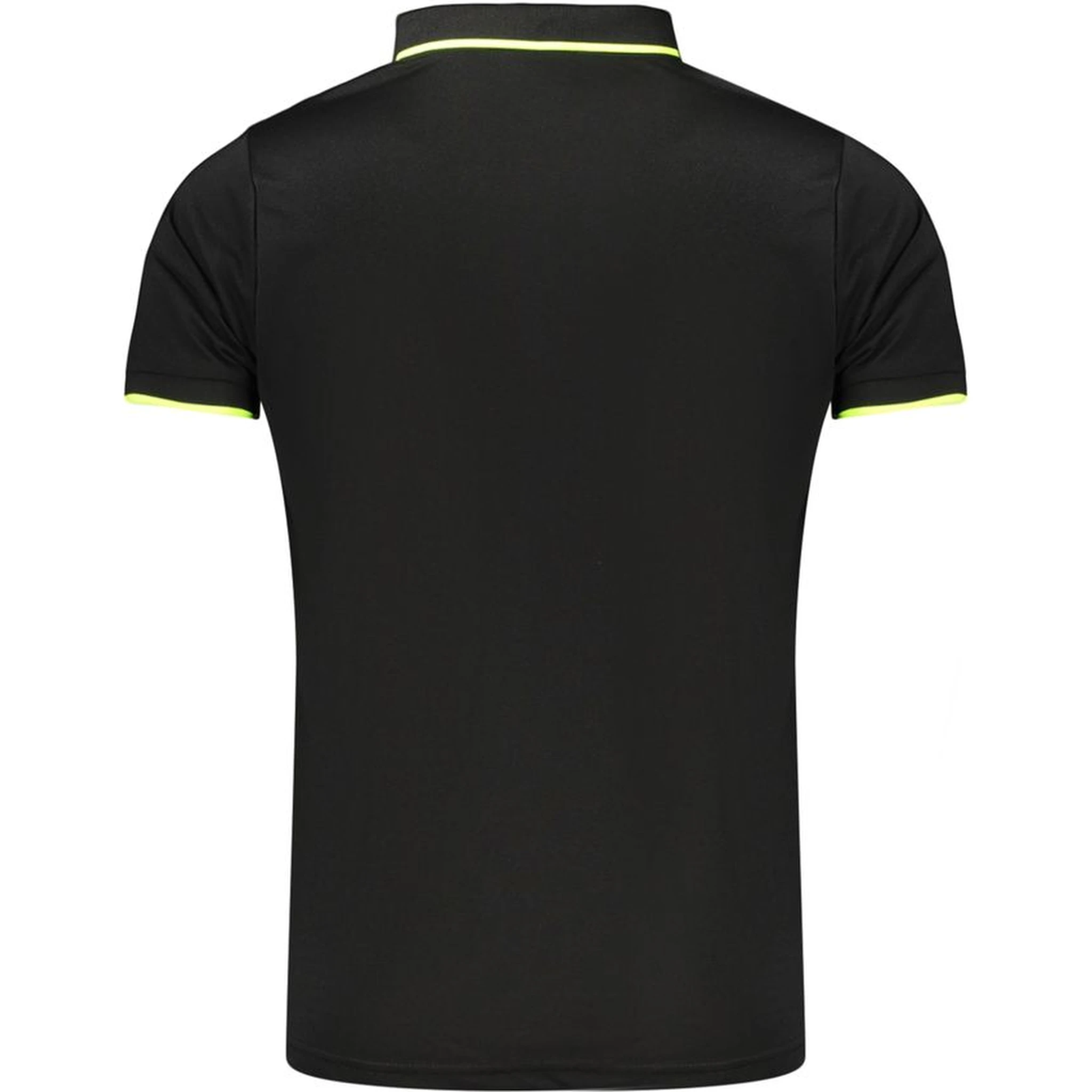 Black Polyester Men's Polo Shirt