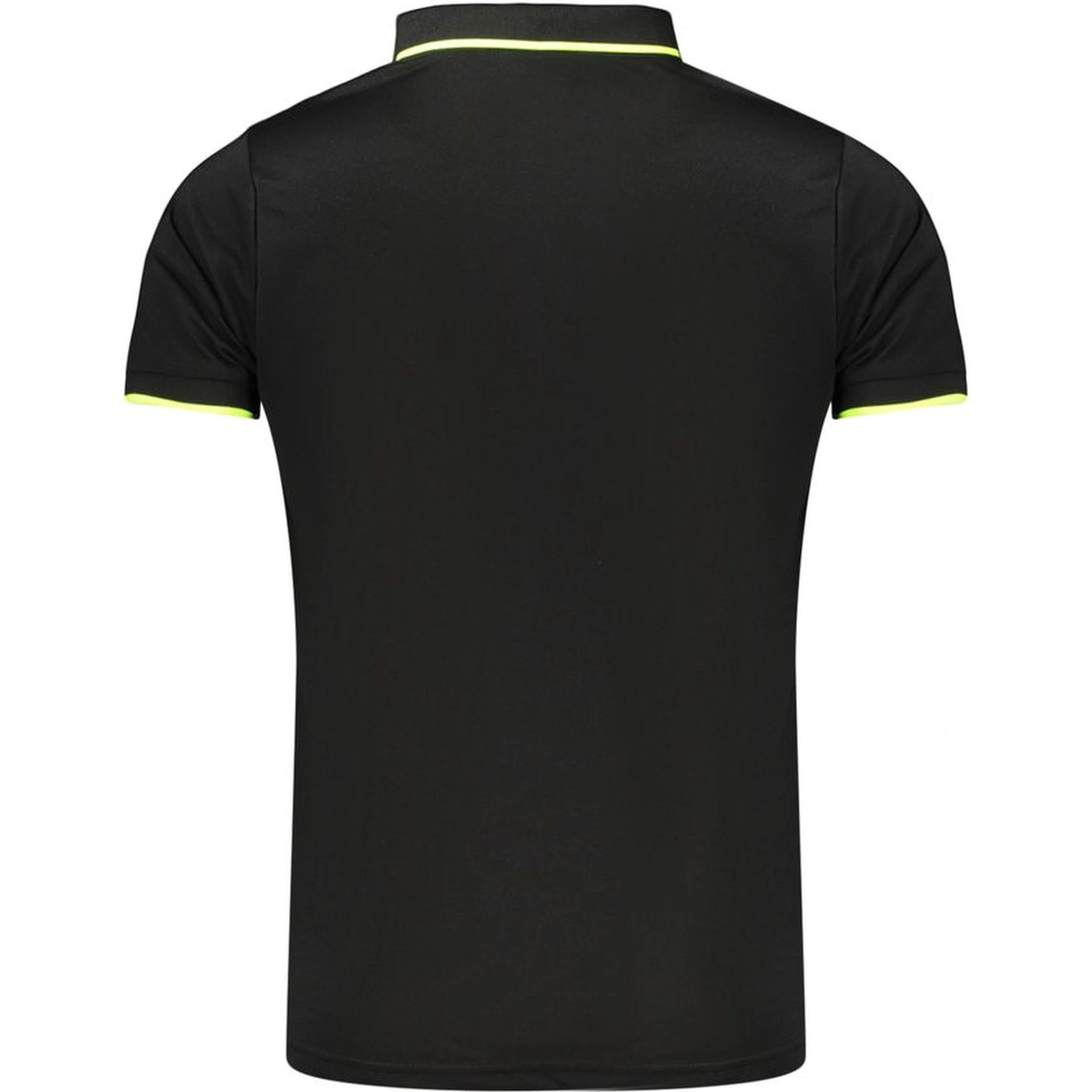Black Polyester Men's Polo Shirt