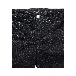 Black Cotton Stretch HighWaist Skinny Denim Trouser Jeans