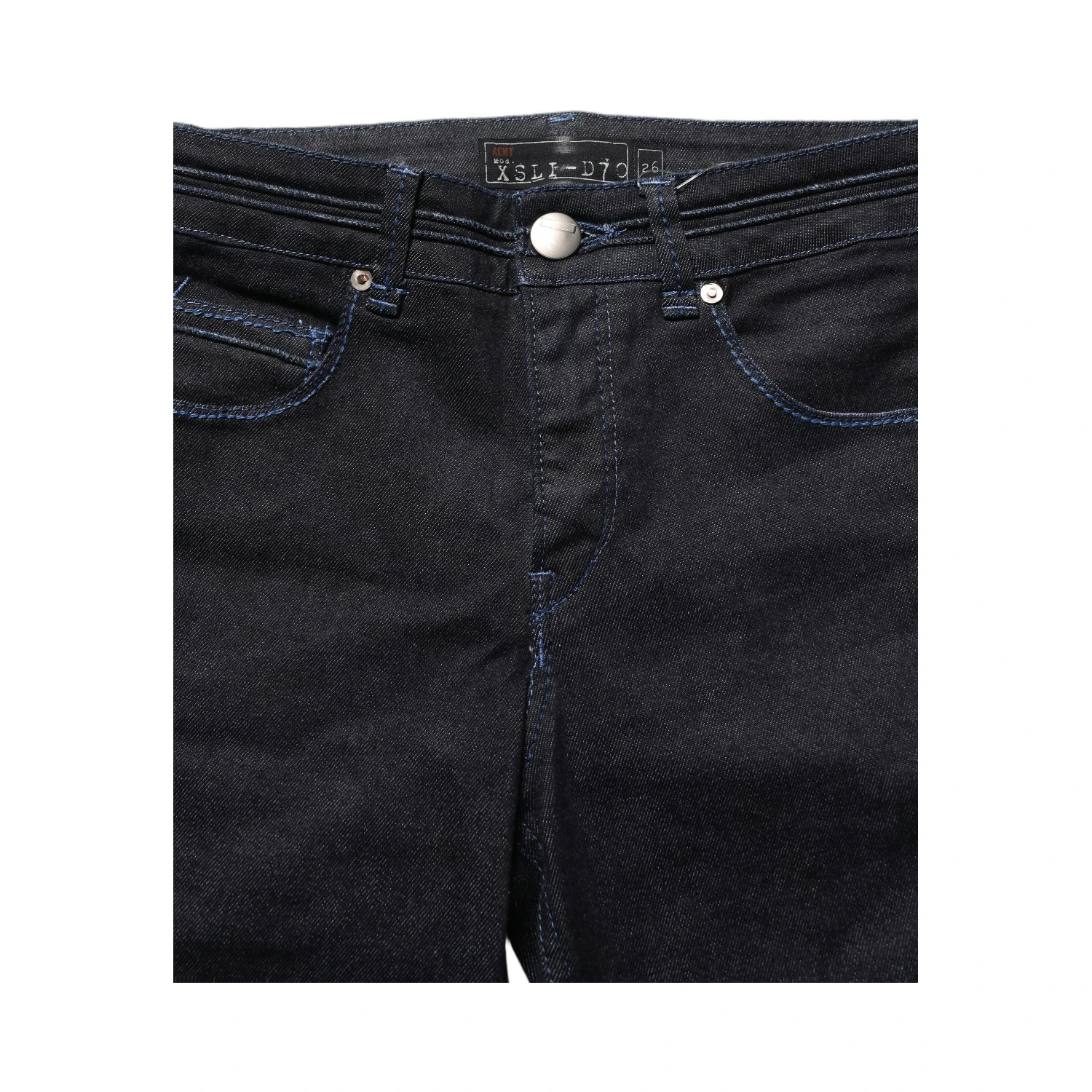 Black Cotton Stretch HighWaist Skinny Denim Trouser Jeans