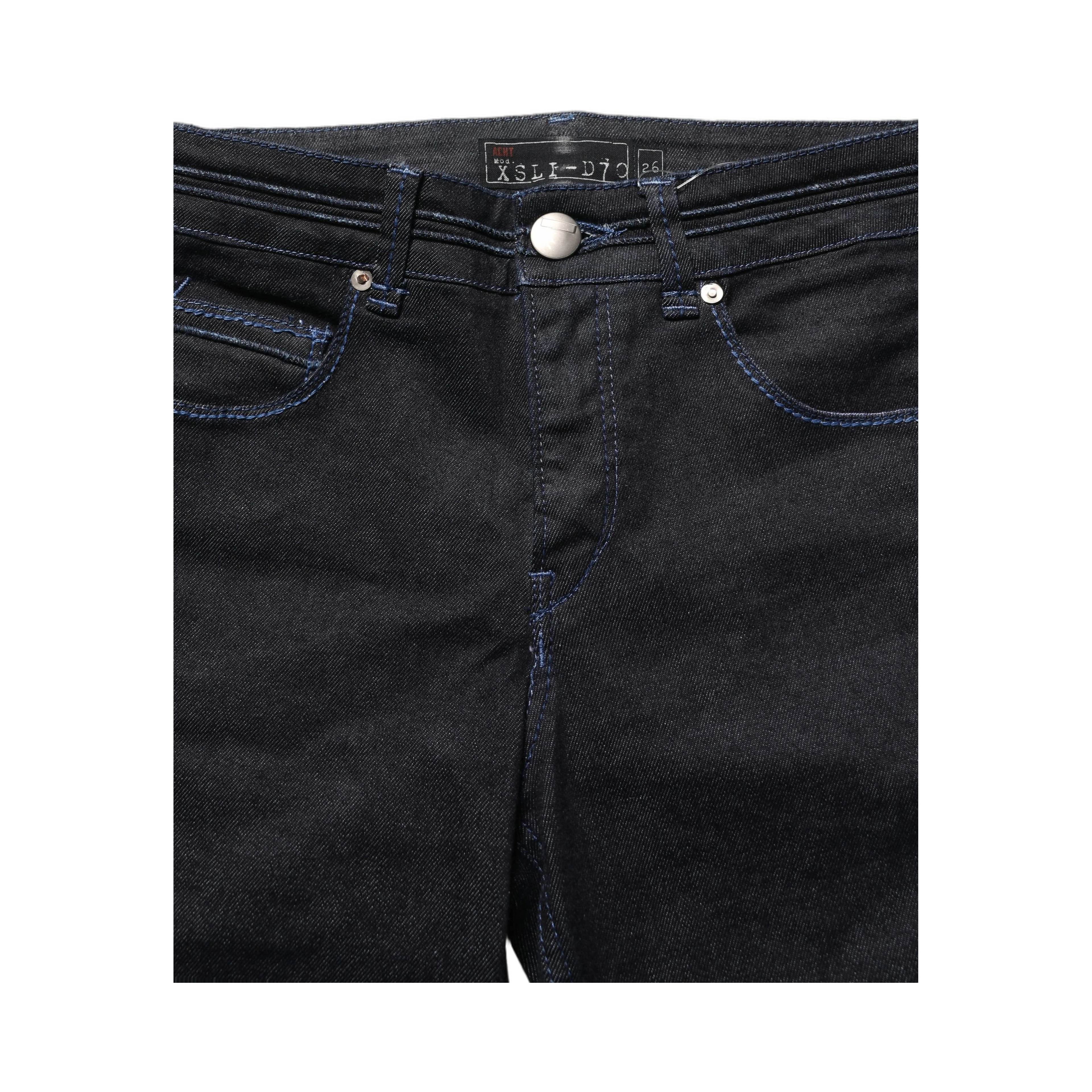 Black Cotton Stretch HighWaist Skinny Denim Trouser Jeans