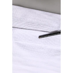 White Cotton Round Neck Short Sleeves T-Shirt