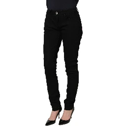 Black Queen Embroidery PRETTY Denim Jeans