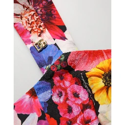 Multicolor Floral Cropped Bustier Tank Top