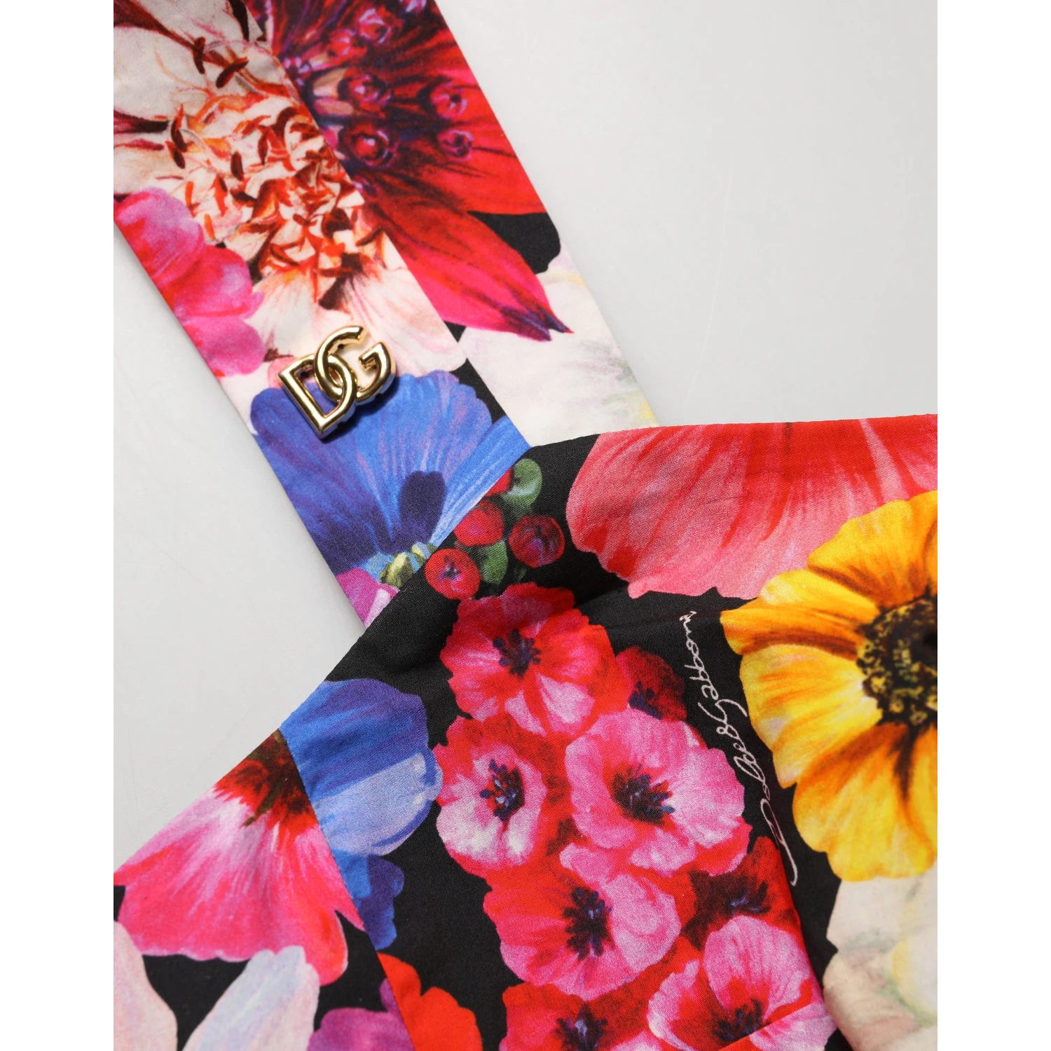 Multicolor Floral Cropped Bustier Tank Top