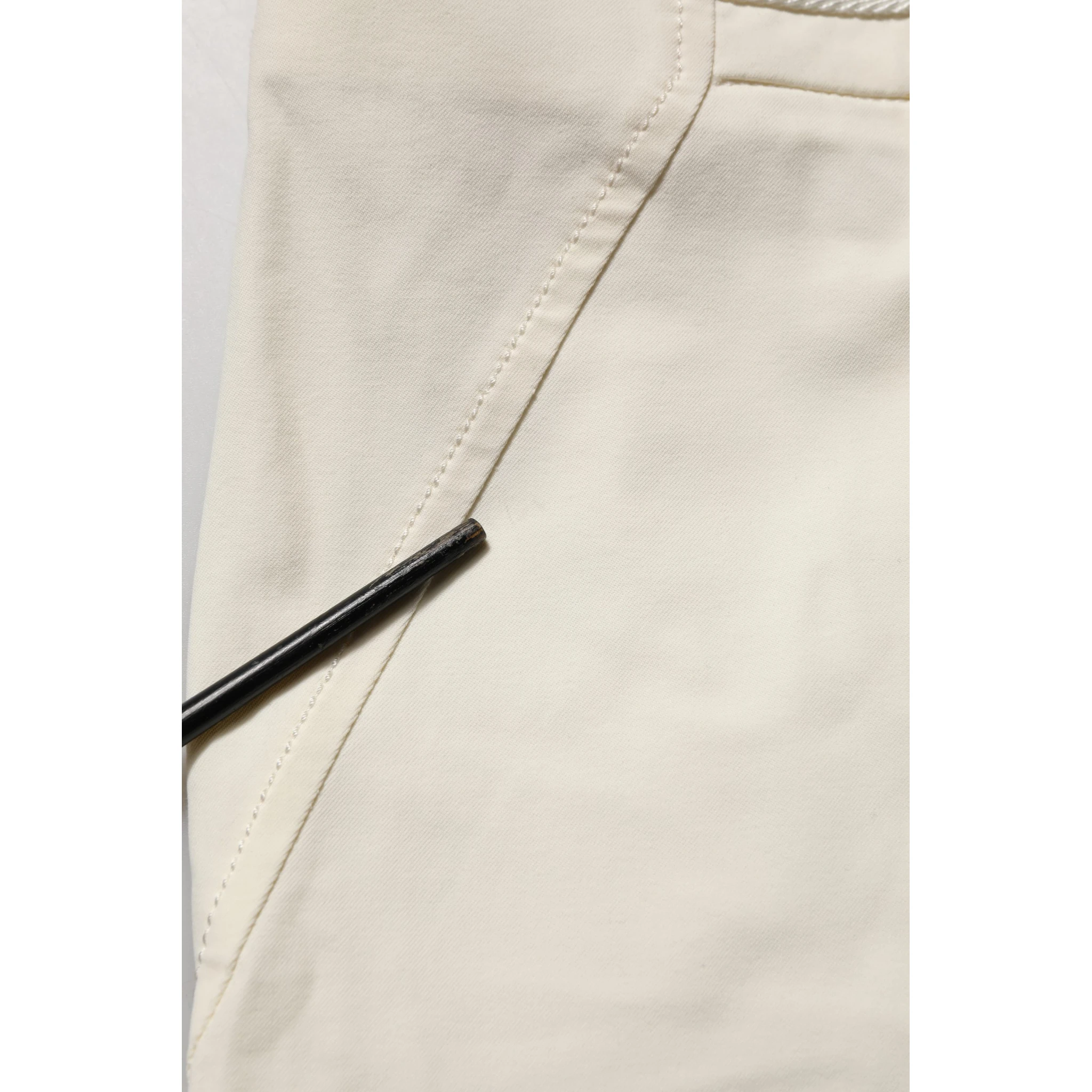 White Low Waist Skinny Women Trouser Pants