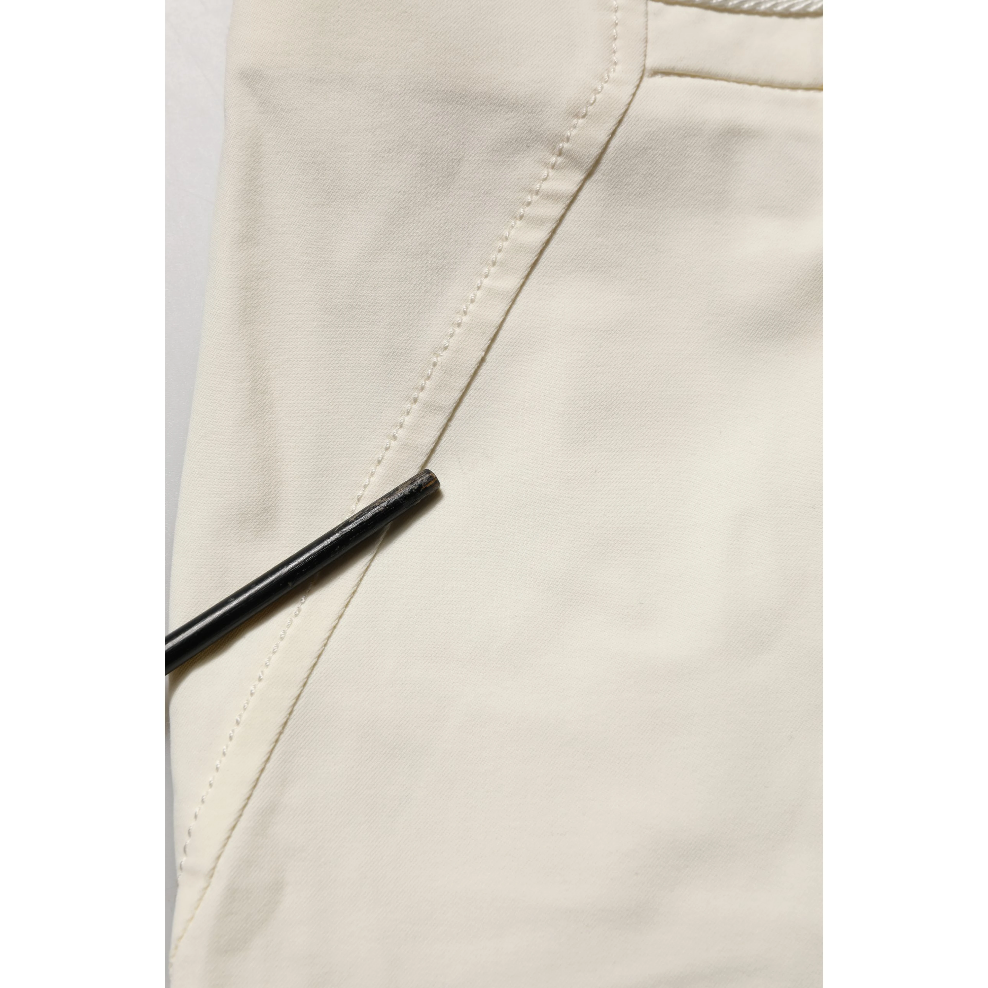 White Low Waist Skinny Women Trouser Pants