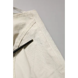 White Low Waist Skinny Women Trouser Pants