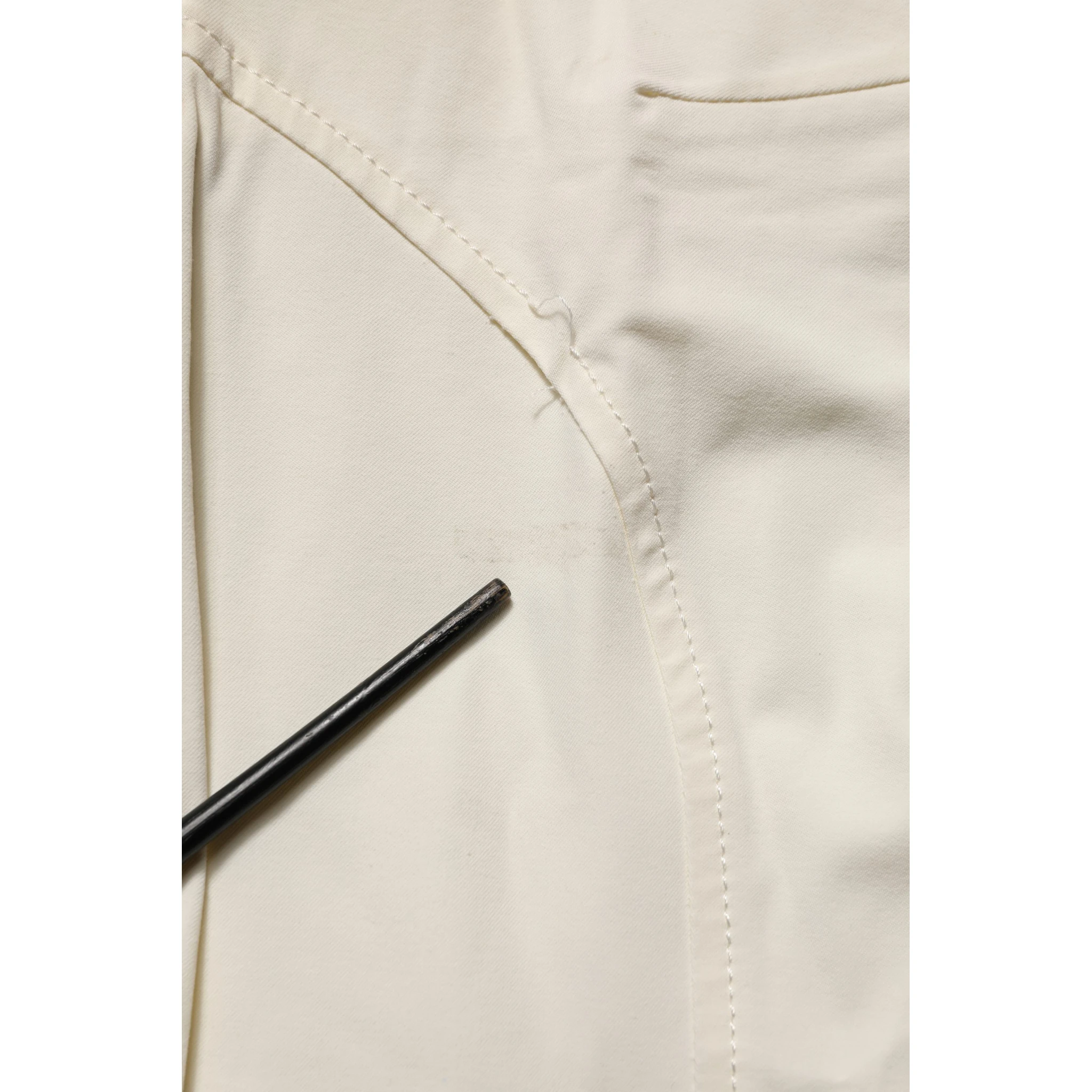 White Low Waist Skinny Women Trouser Pants