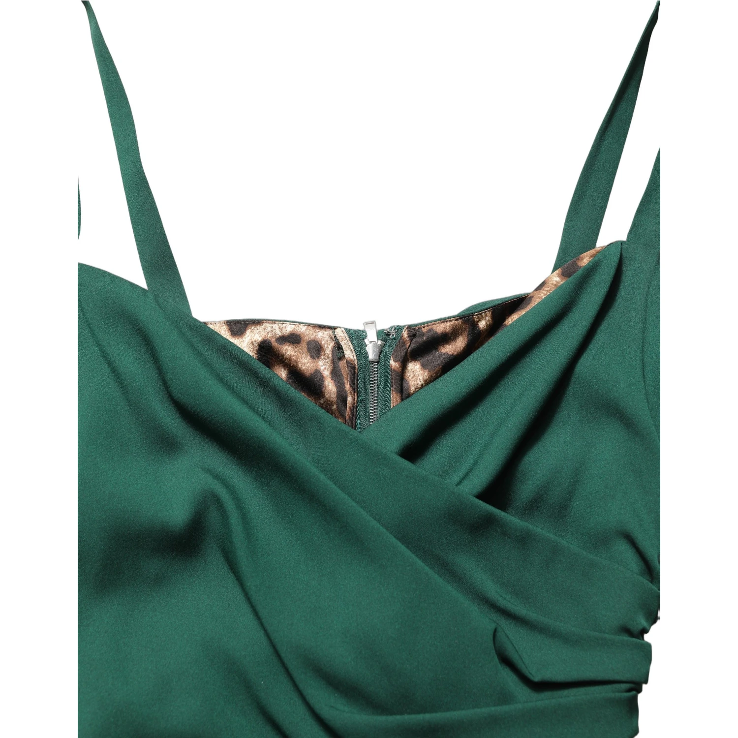 Green Ruched Sweetheart Bodycon Midi Dress
