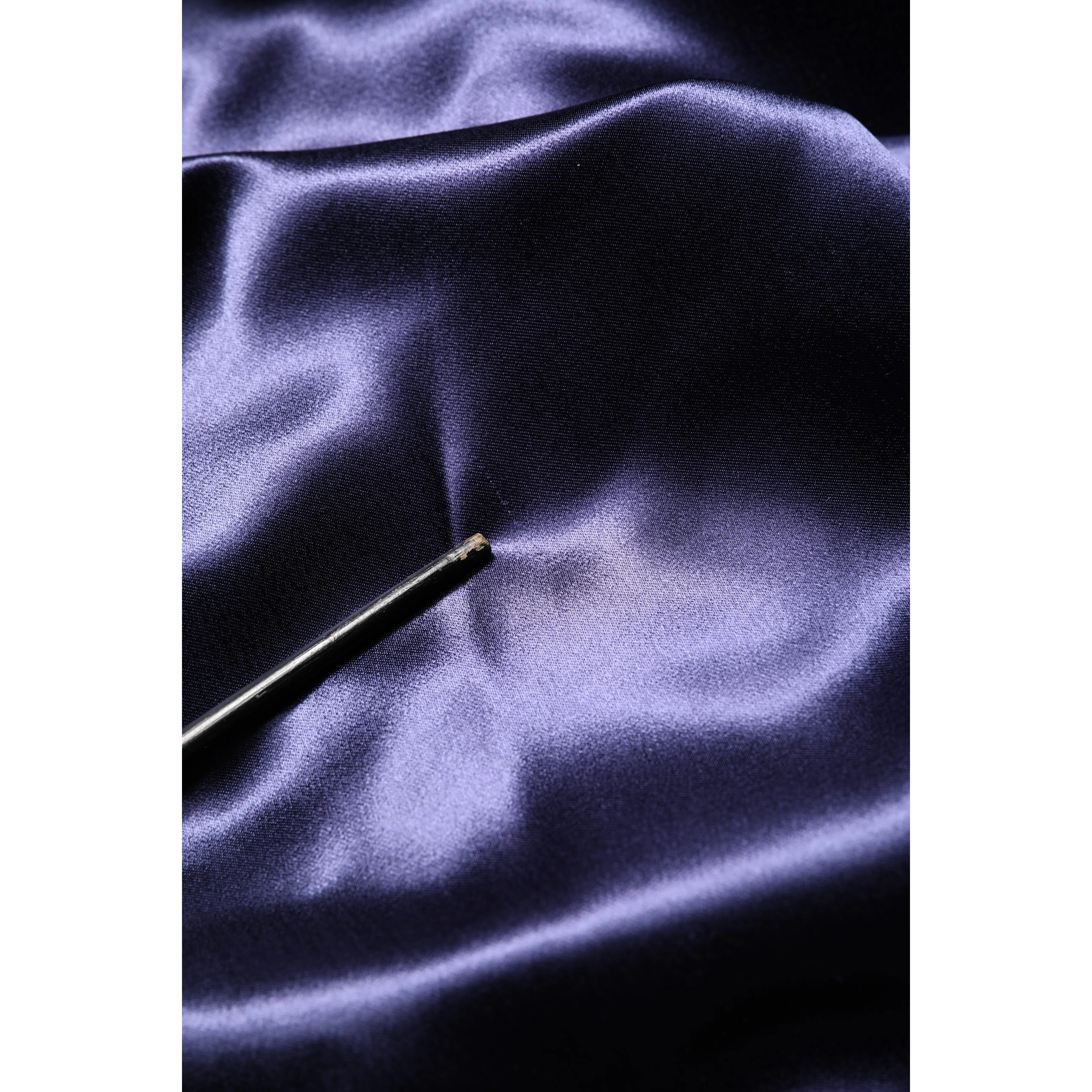 Navy Blue One Shoulder Evening Gown Dress