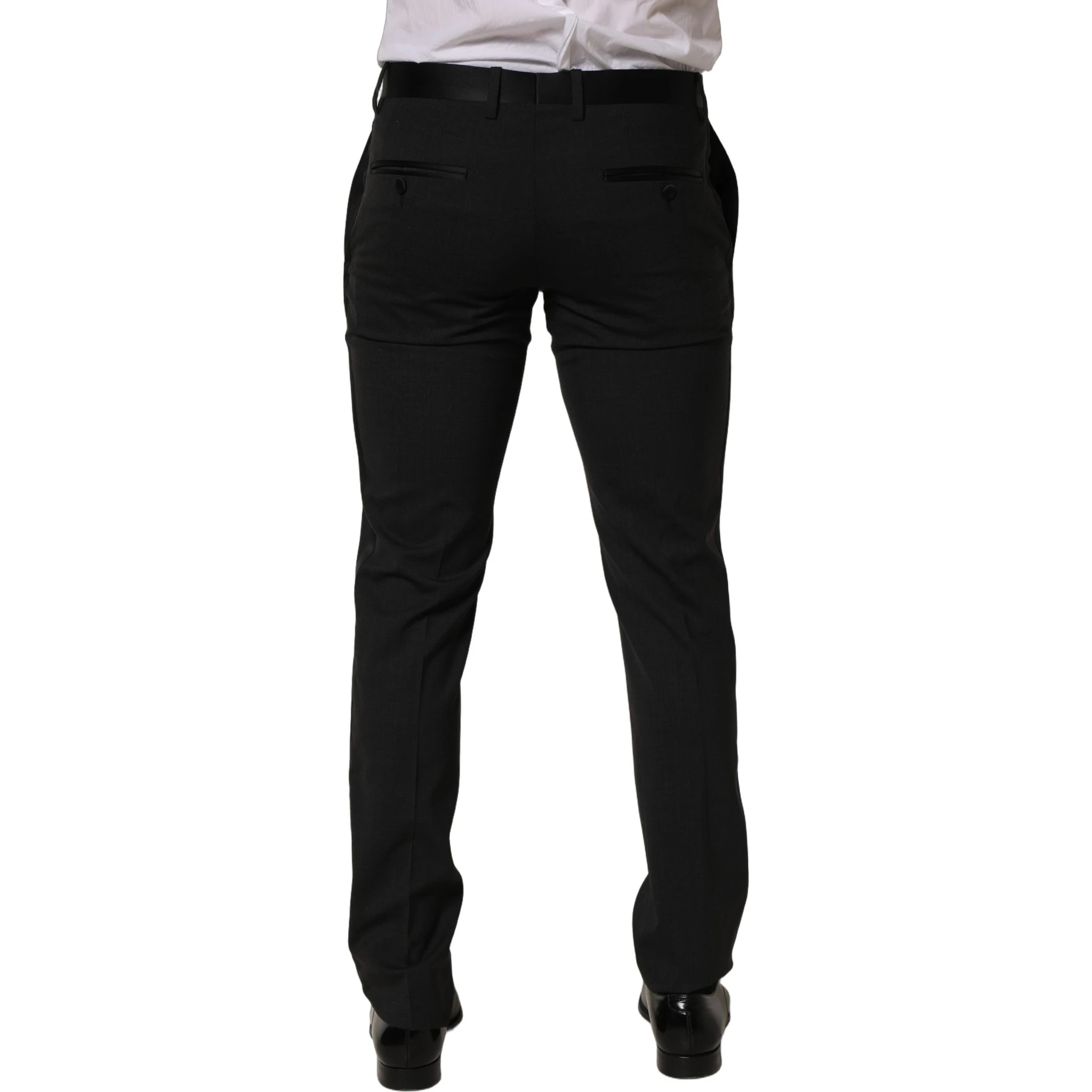 Black Cotton Dress Formal Men Trouser Pants