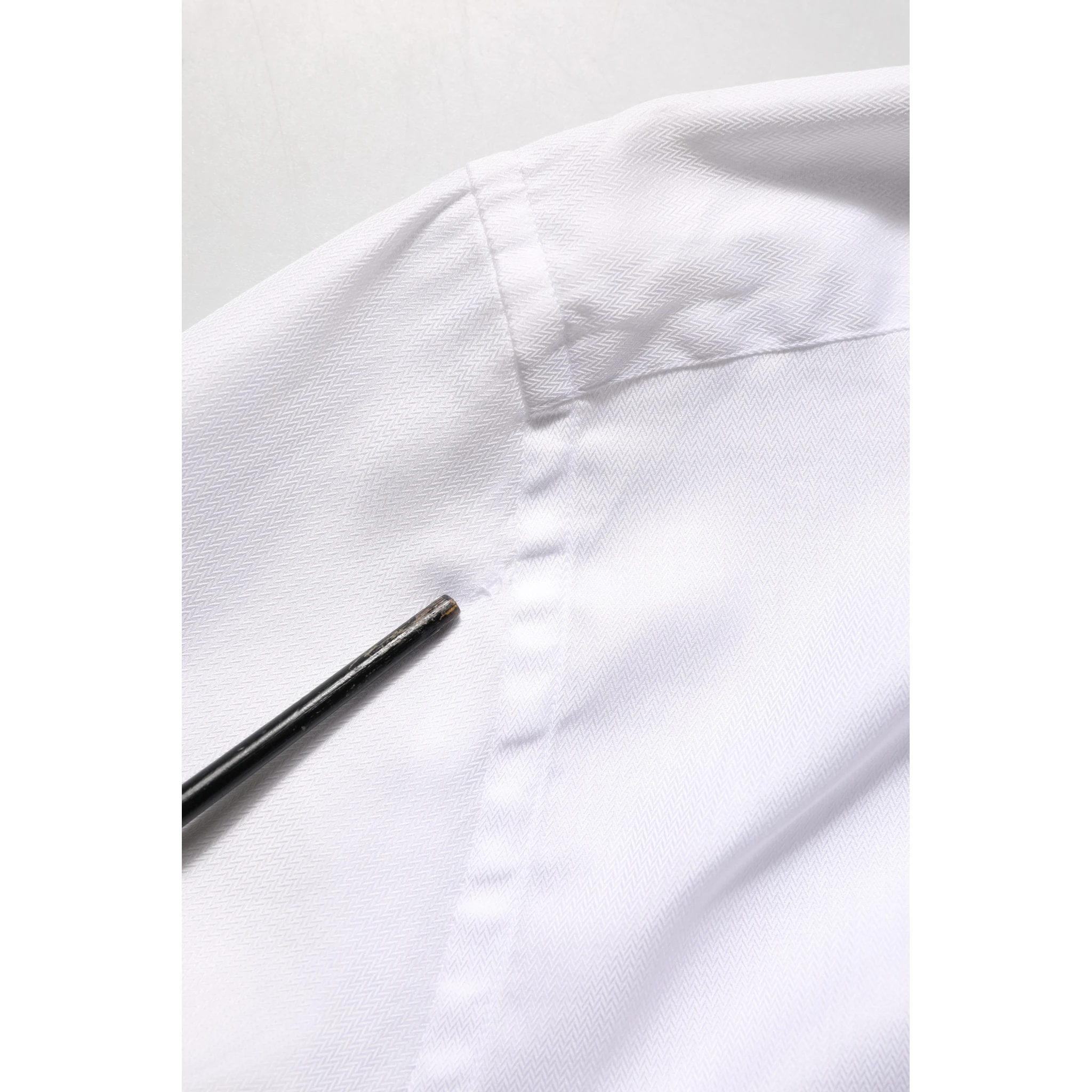 White Cotton Collared Dress Formal Men Shirt