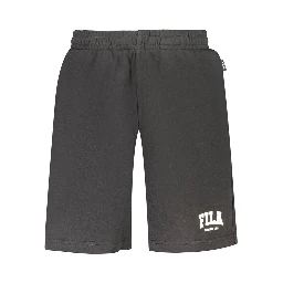 Black Cotton Men's Pants