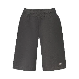 Black Cotton Men's Pants