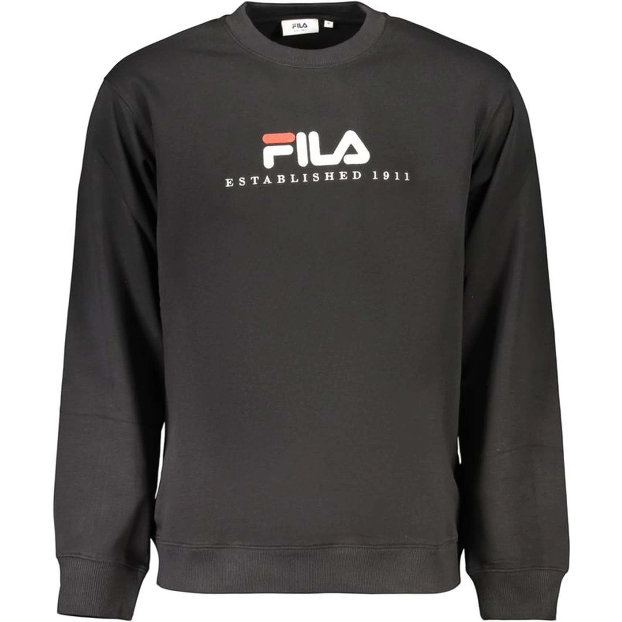 Black Cotton Men's Sweatshirt