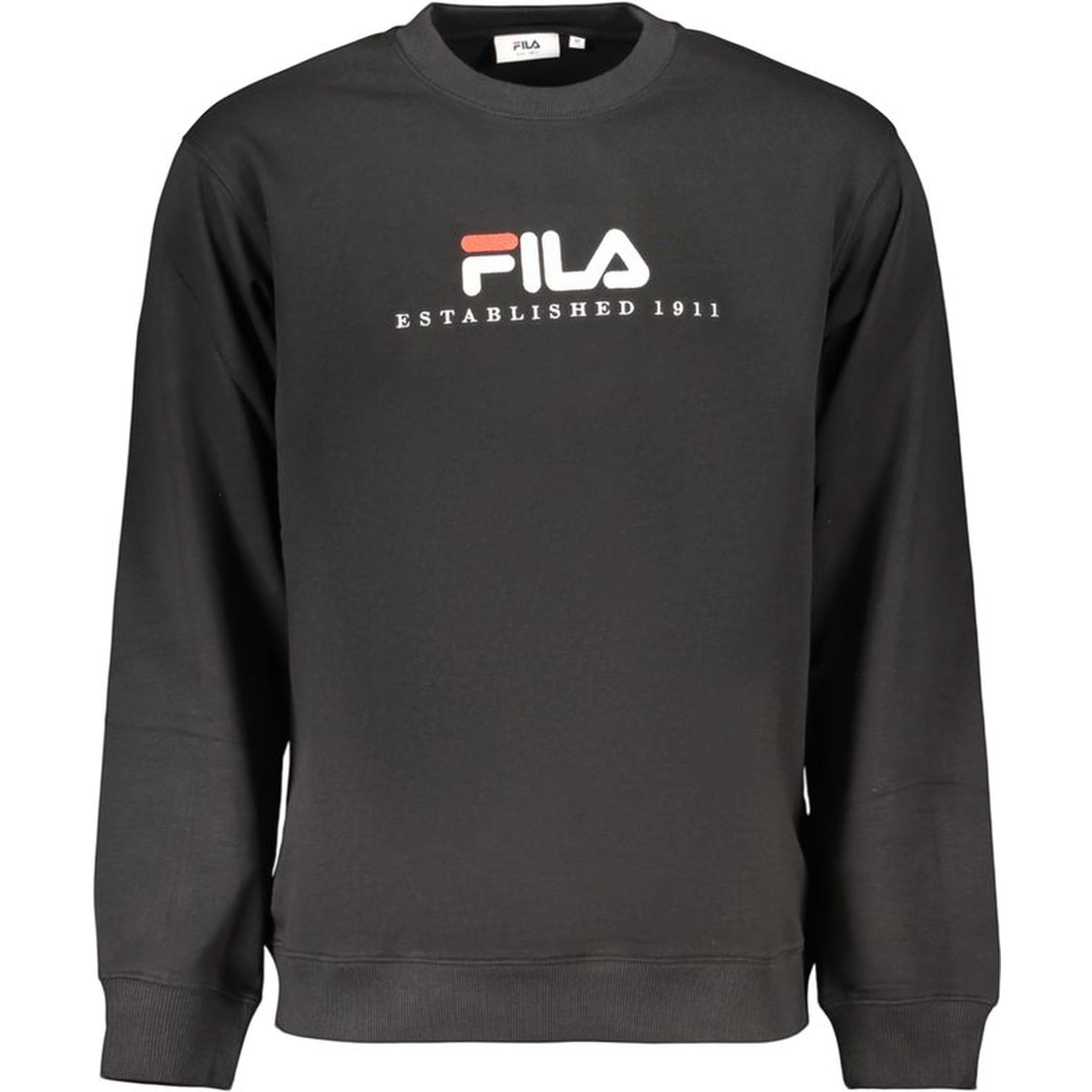 Black Cotton Men's Sweatshirt