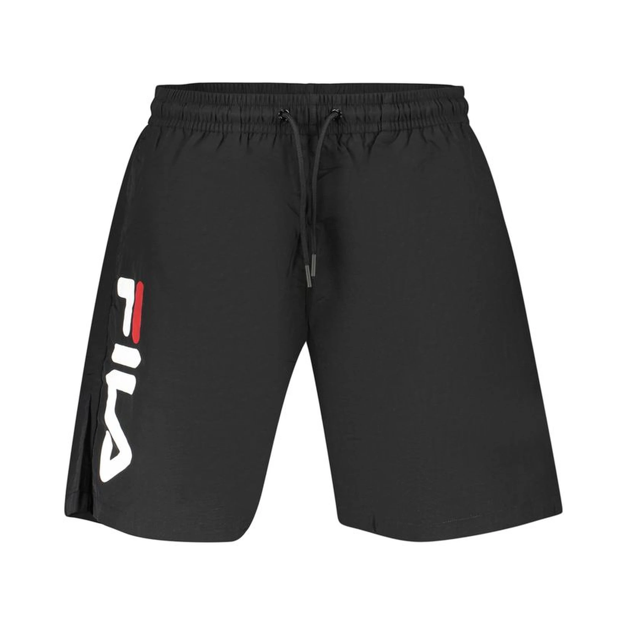 Black Polyester Men's Swimwear