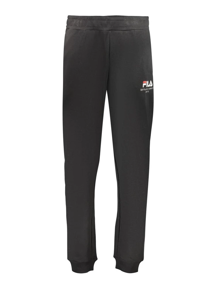 Black Cotton Mens Trousers