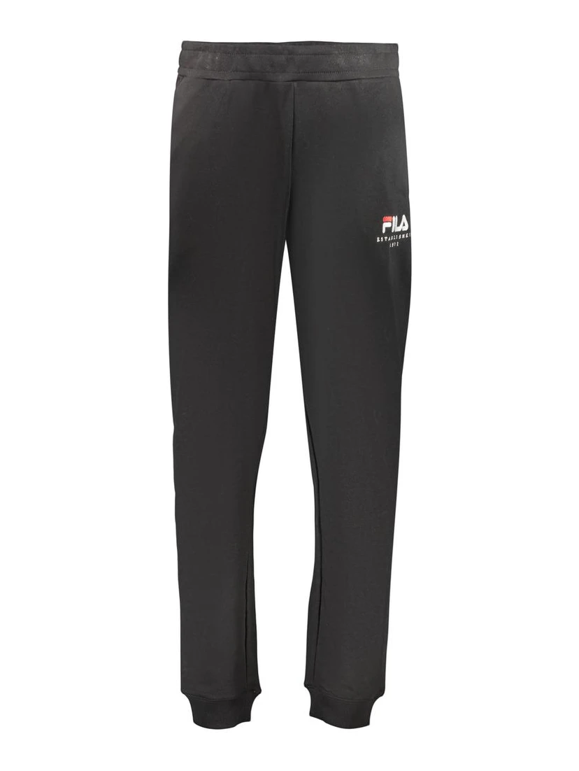 Black Cotton Mens Trousers