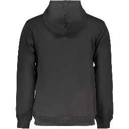 Black Cotton Men's Sweatshirt
