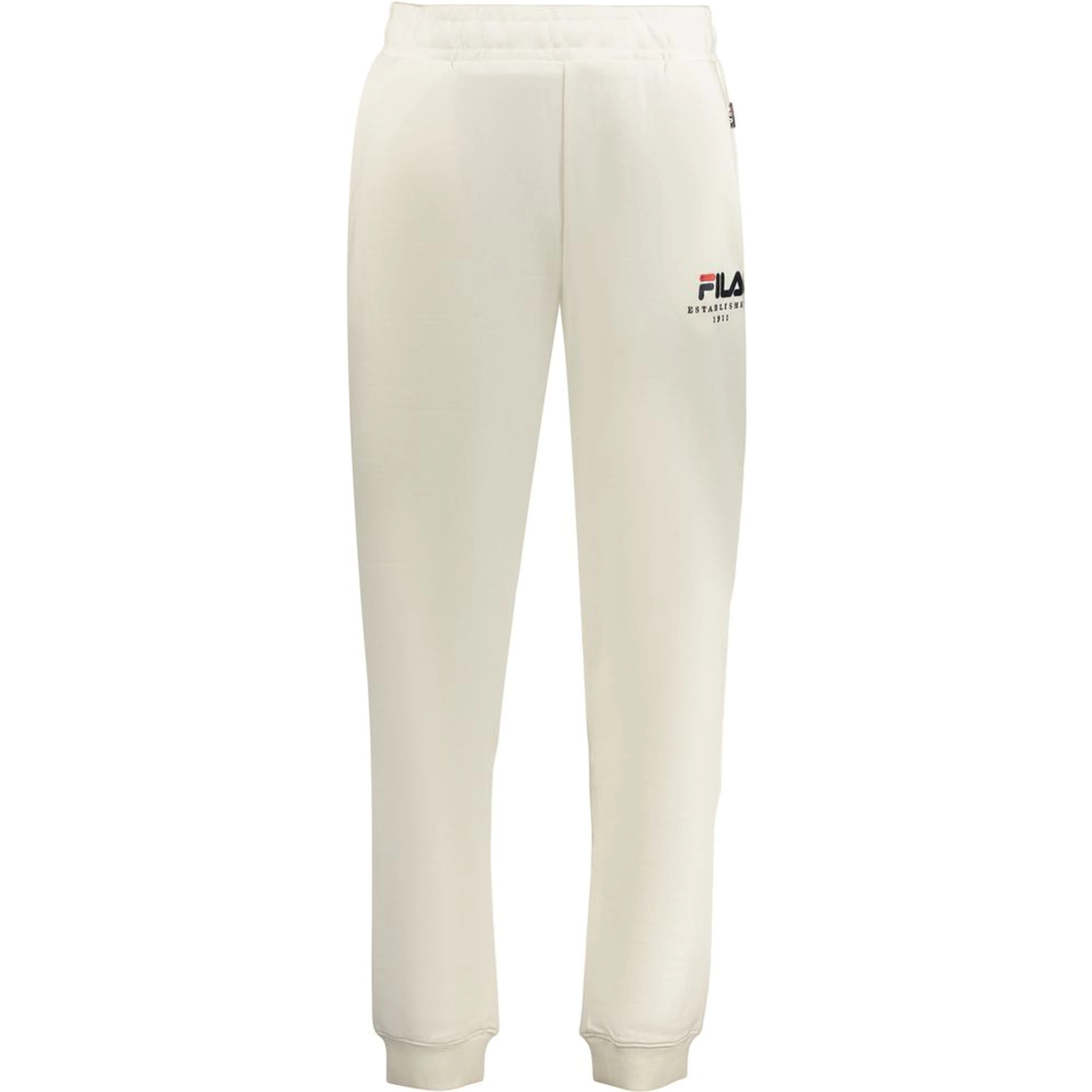 White Cotton Men's Trousers