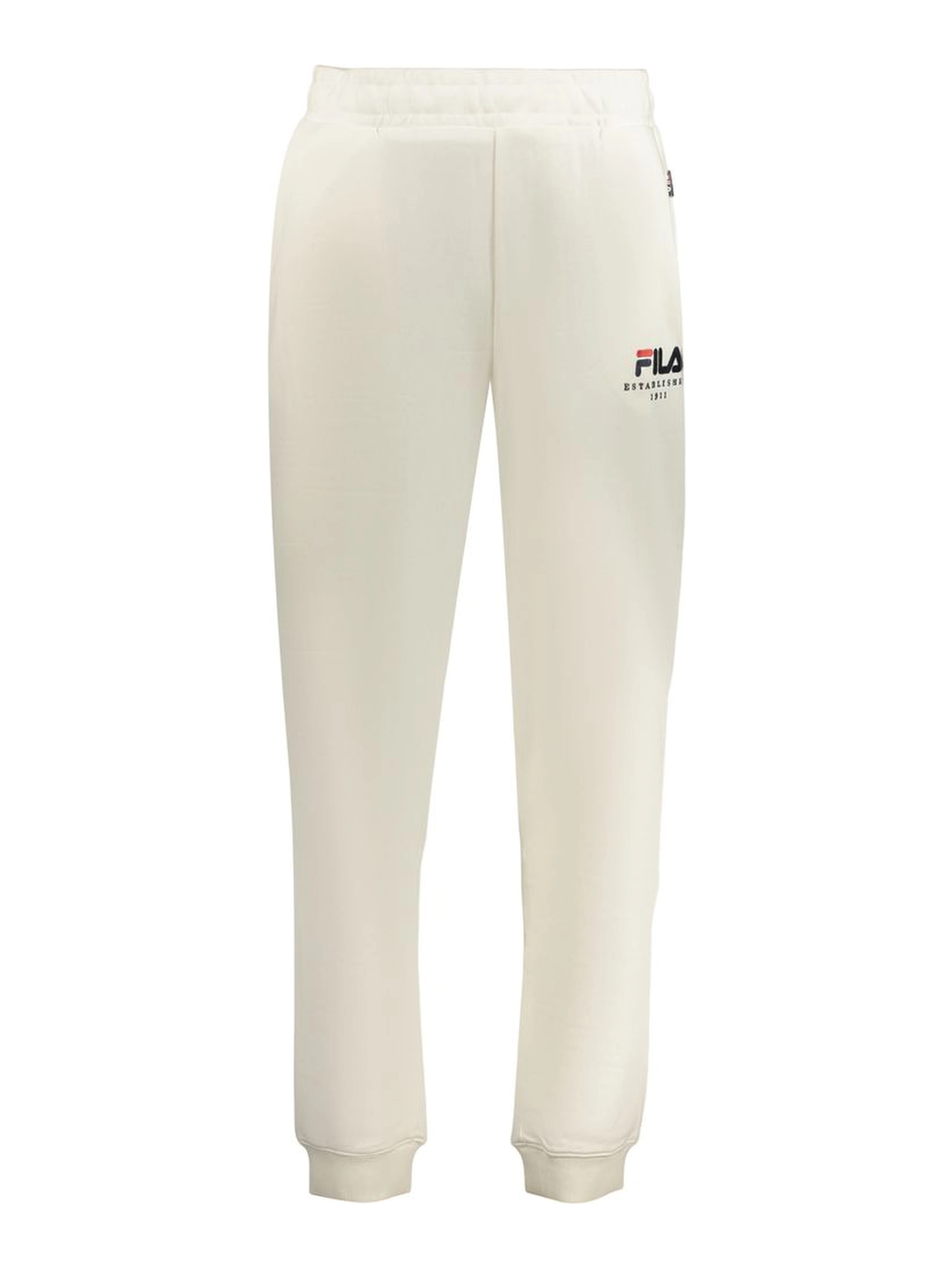 White Cotton Men's Trousers