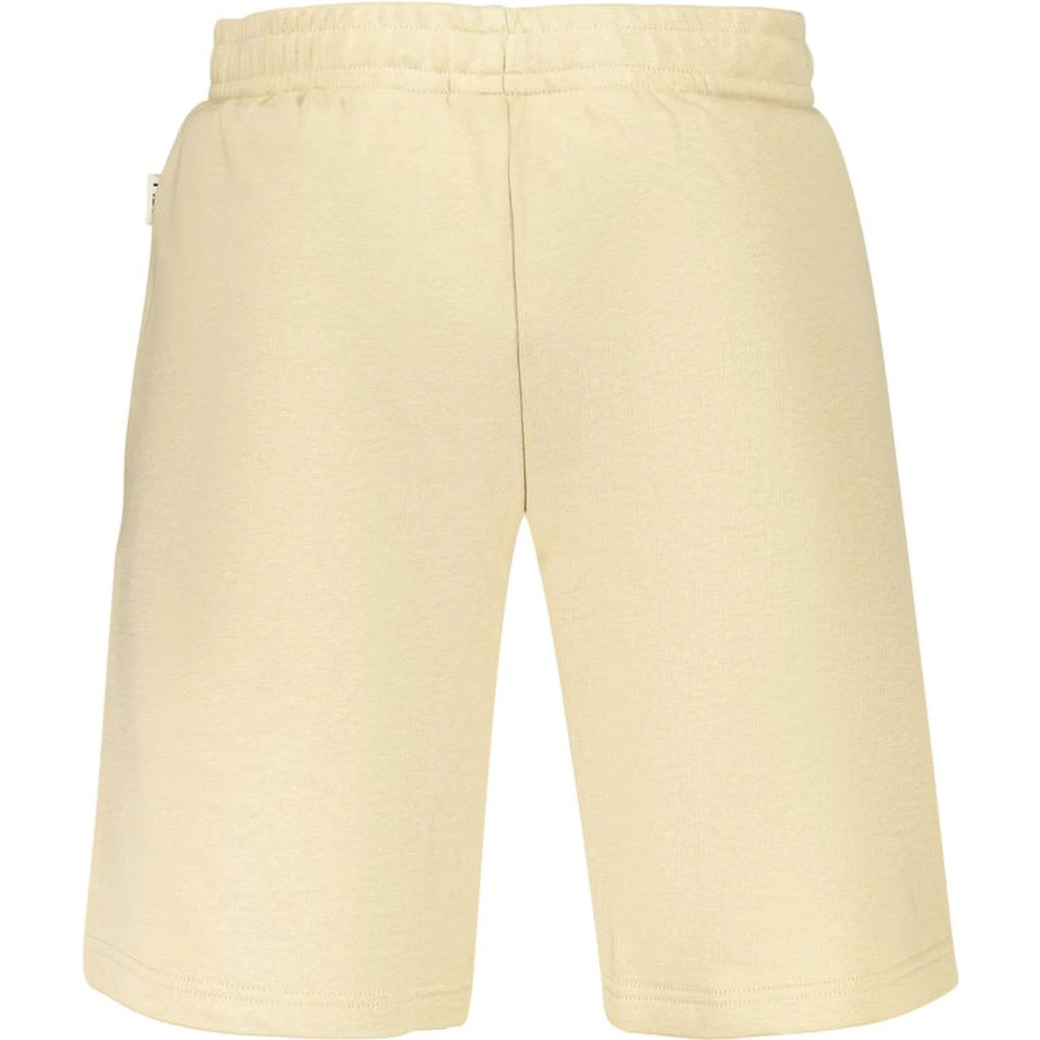 Beige Cotton Mens Short