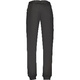 Black Cotton Mens Trousers